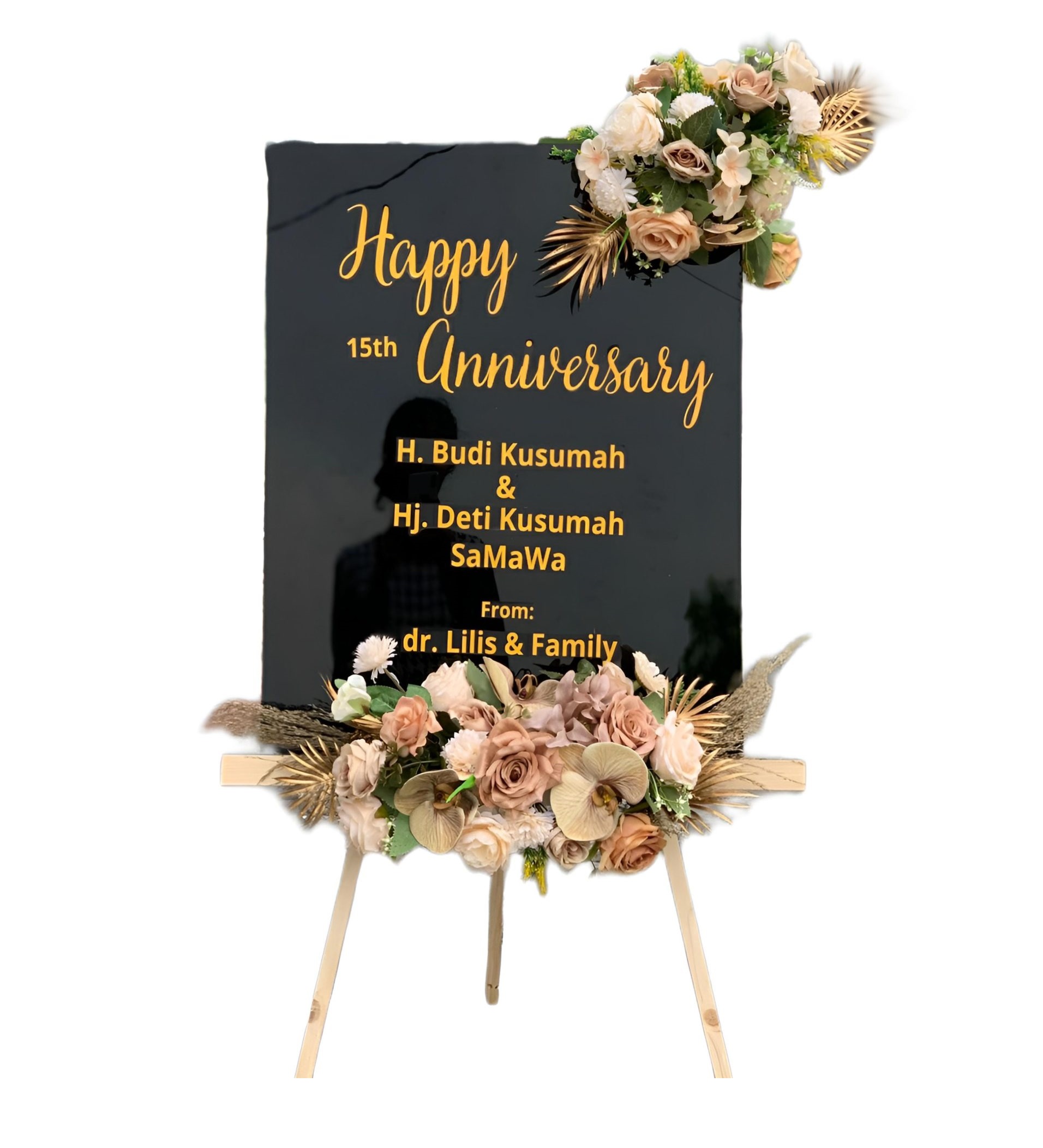 Papan Bunga Akrilik Wanea